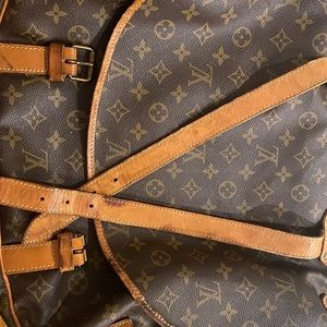 Authentic Louis Vuitton Double Side Messenger Bag